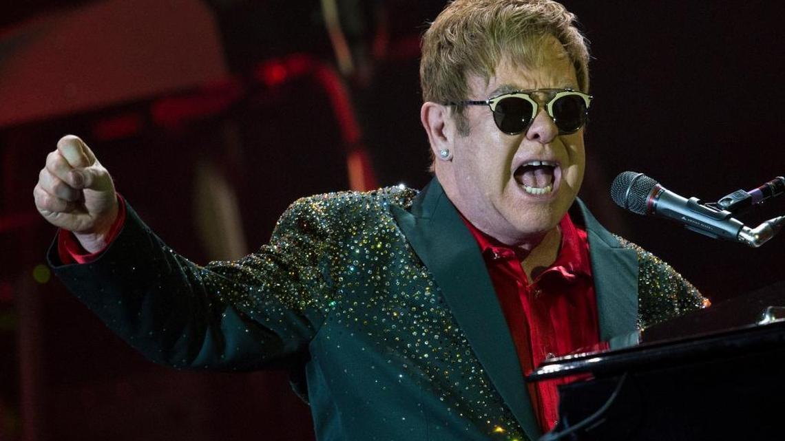 Elton John in Russia in 2016.
