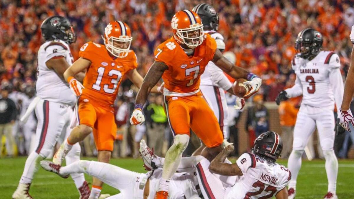 Which South Carolina school came out on top in the college football stadium rankings?