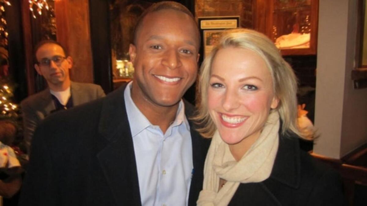 TV anchors Craig Melvin and Lindsay Czarniak, in an undated photo, welcomed their second child.