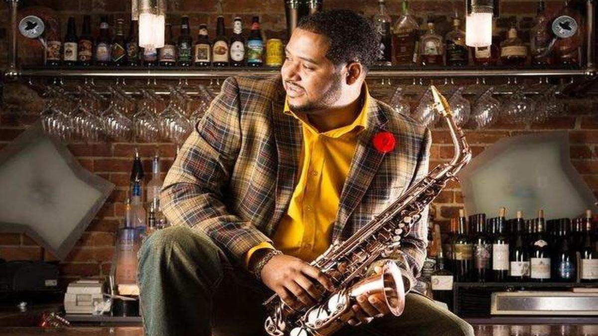 
Jazz musician Dante Lewis’ third album is called “No Cover Charge.”
