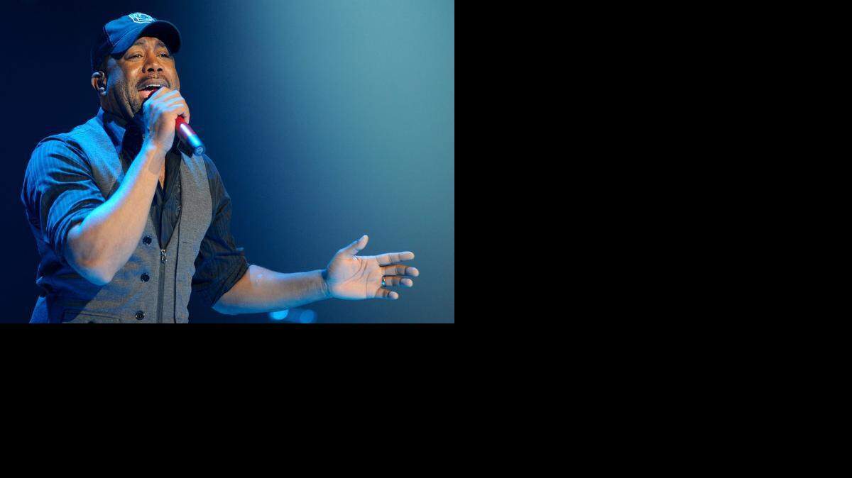 
Darius Rucker performs at the Colonial Life Arena.
