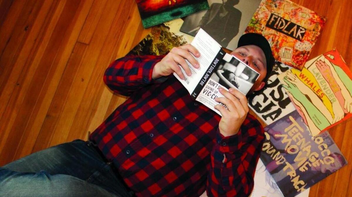 David Stringer promotes local bands.