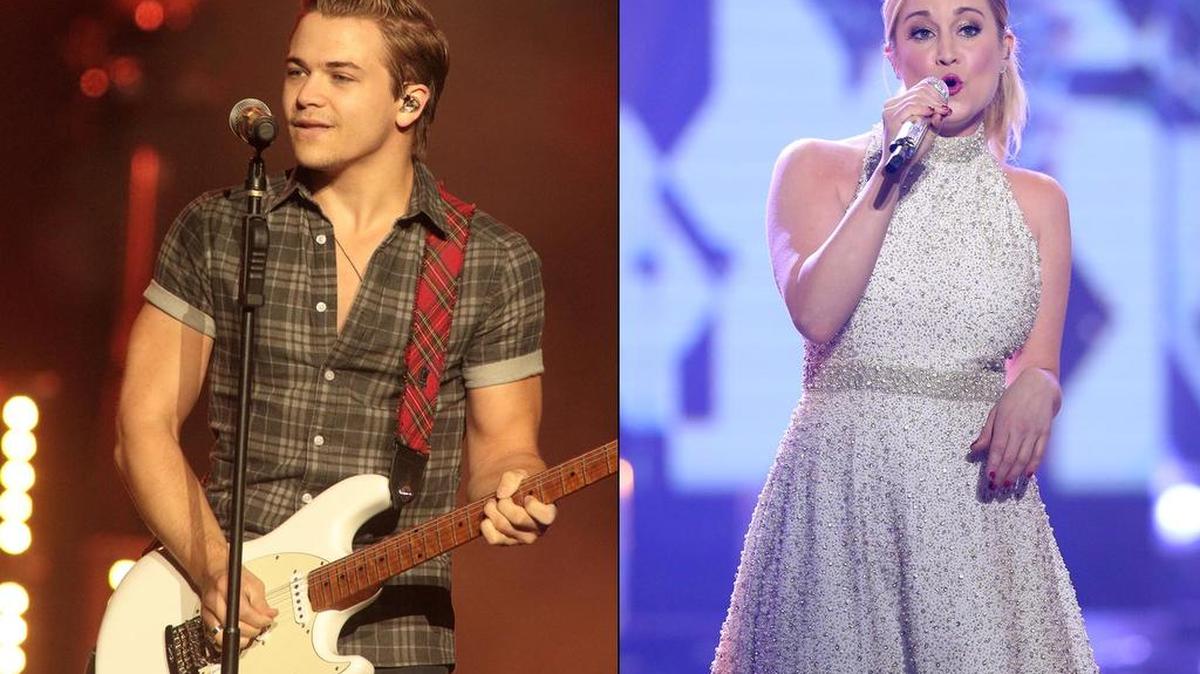Hunter Hayes, left, and Kellie Pickler.