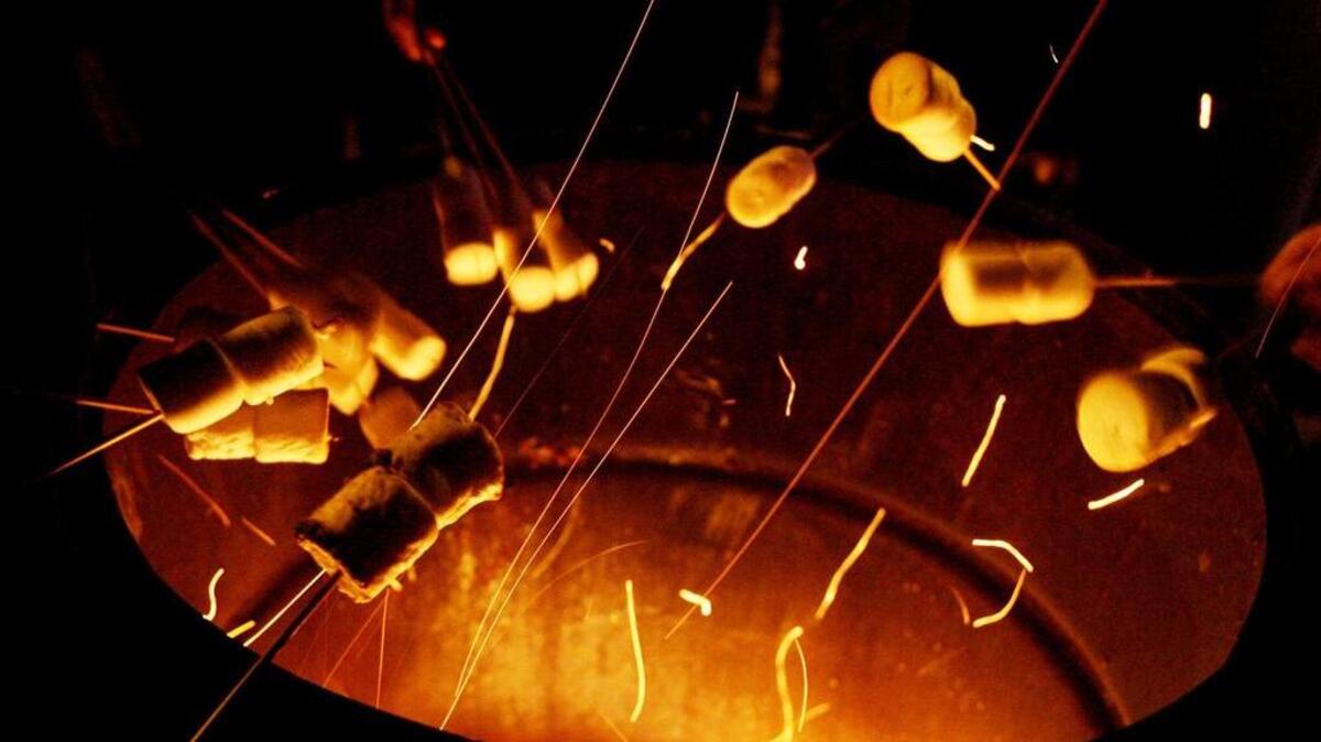 Roast marshmallows to welcome Winter Solstice.