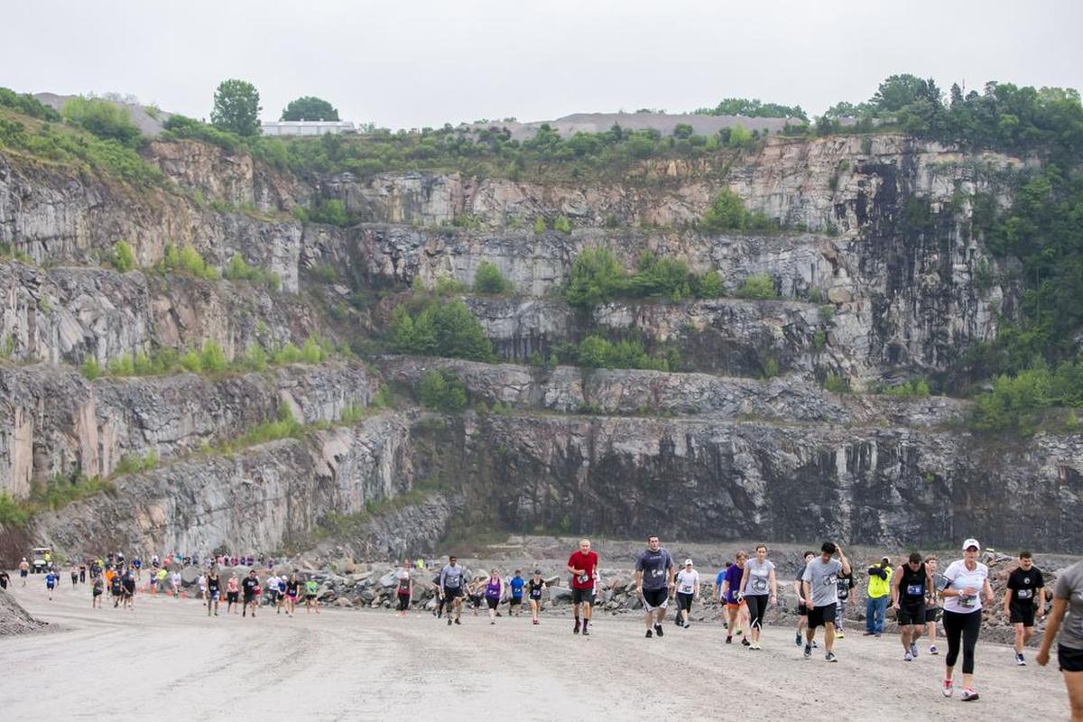Run the Quarry Crusher on Saturday, March 25 in the Vulcan Quarry near Olympia.