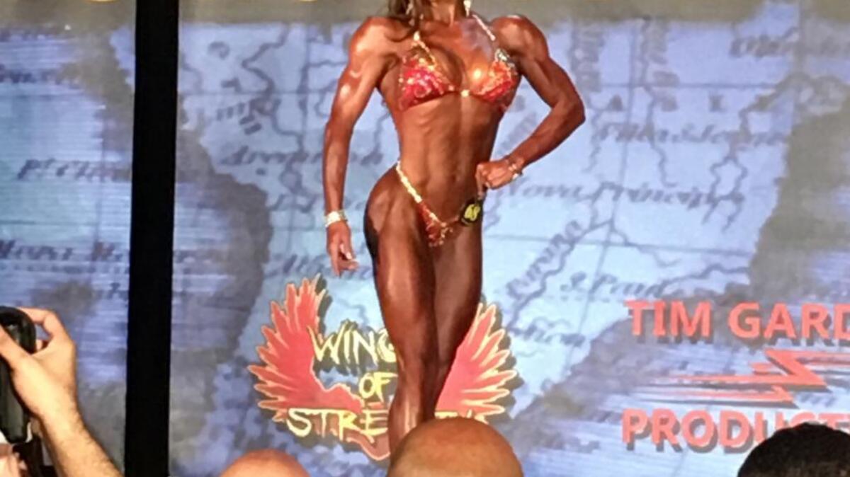 Columbia native and professional body builder Kristin Nunn-Miles.