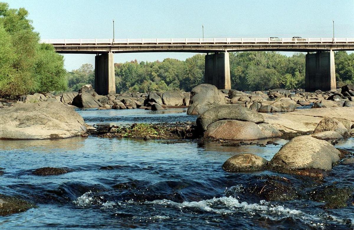 The Blossom Street bridge.