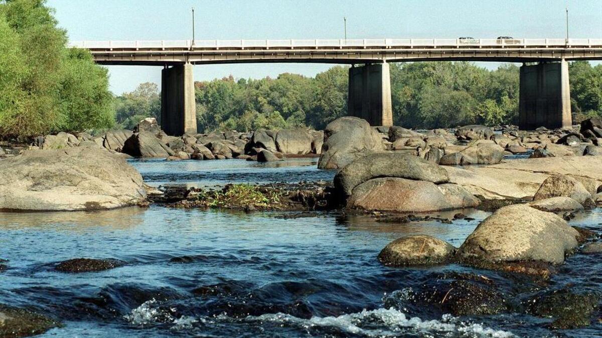 The Blossom Street bridge.