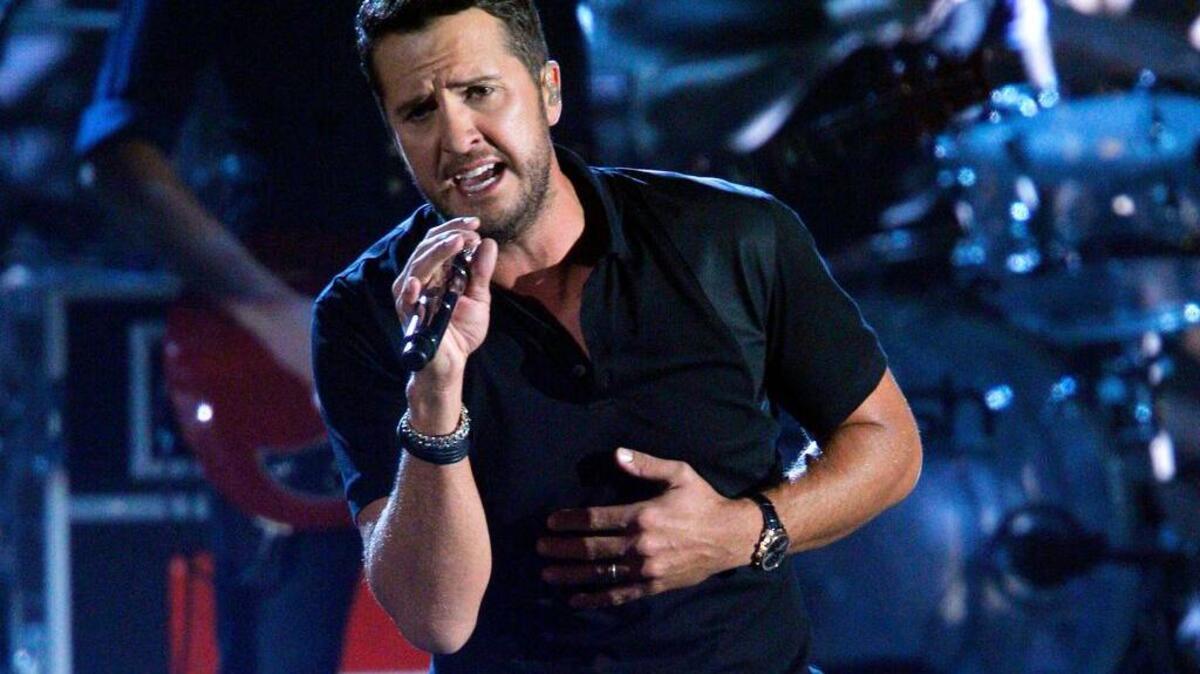 Country star Luke Bryan, performing in 2014, will come plays in Gaston this week.