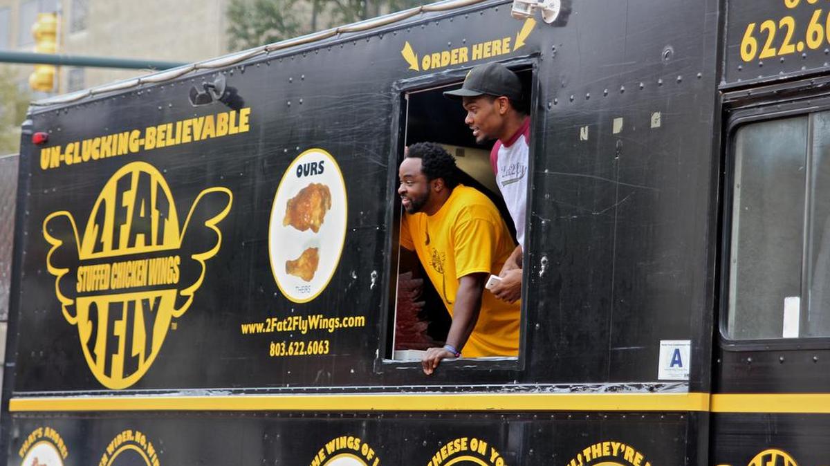 2 Fat 2 Fly brings stuffed chicken wings to the SC Food Truck & Craft Beer Festival Saturday at the SC State Fairgrounds.