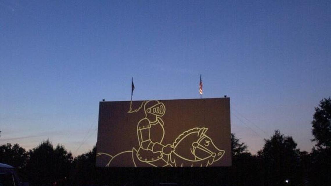 Dusk at the movies