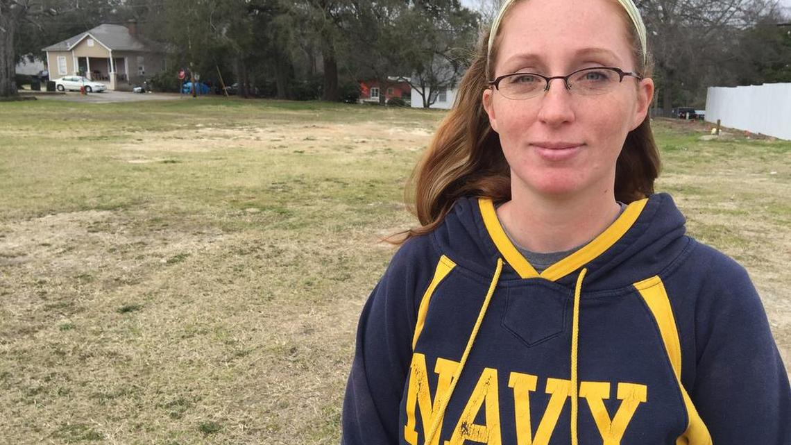Christina Suvarna stands at 782 Meeting St., the site of her soon-to-be-unveiled West Columbia HEMI Food Truck Court.