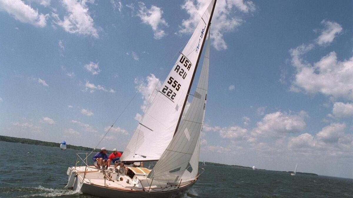 Sailing on Lake Murray