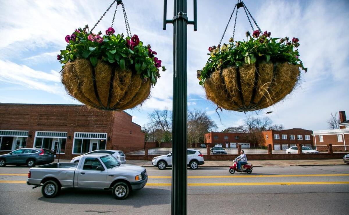 Along State Street in West Columbia
