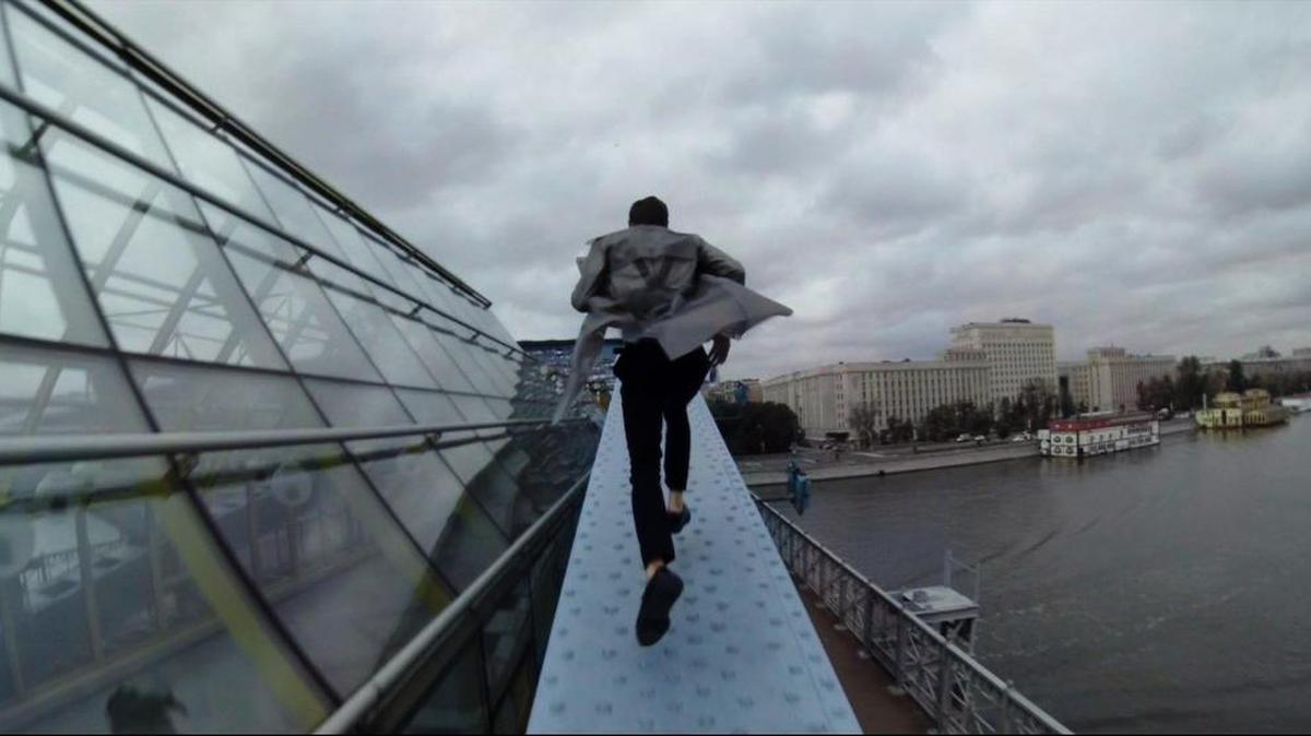 A cyborg super-soldier is plunged into a battle between a scientist and a supervillain in “Hardcore Henry.” The action movie is filmed entirely from the protagonist’s point of view.