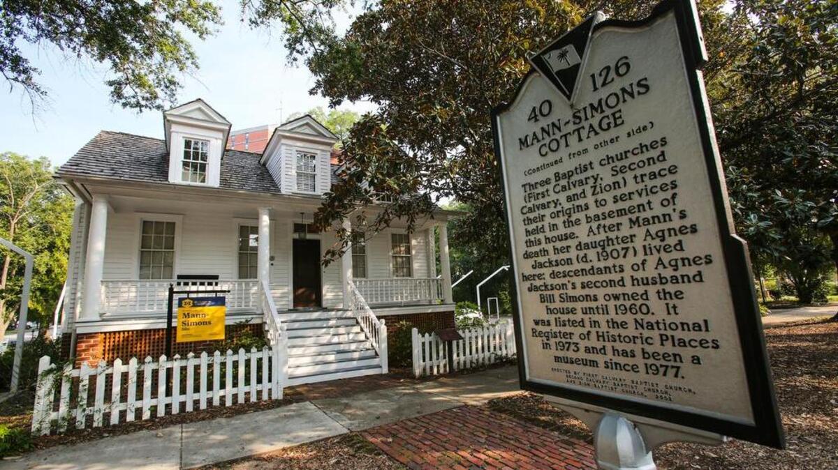Historic Columbia will re-open the Mann-Simons Site. It will have new permanent exhibits to tell the story of the African-American family who lived and worked in Columbia from the Civil War through the civil rights movement.