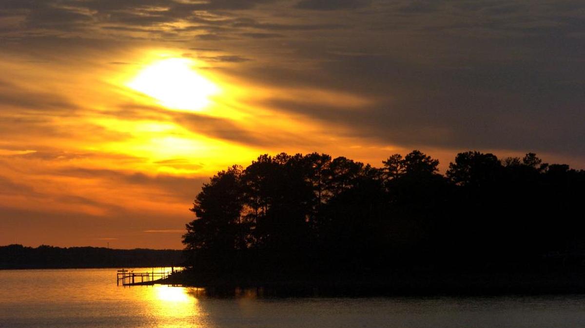 Sunset at Lake Murray