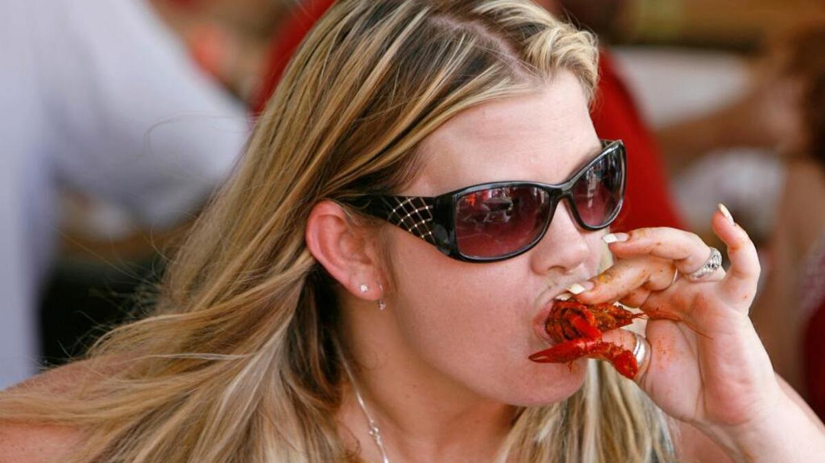Stacy Erickson, of Pelion, at a previous Rosewood Crawfish Festival.