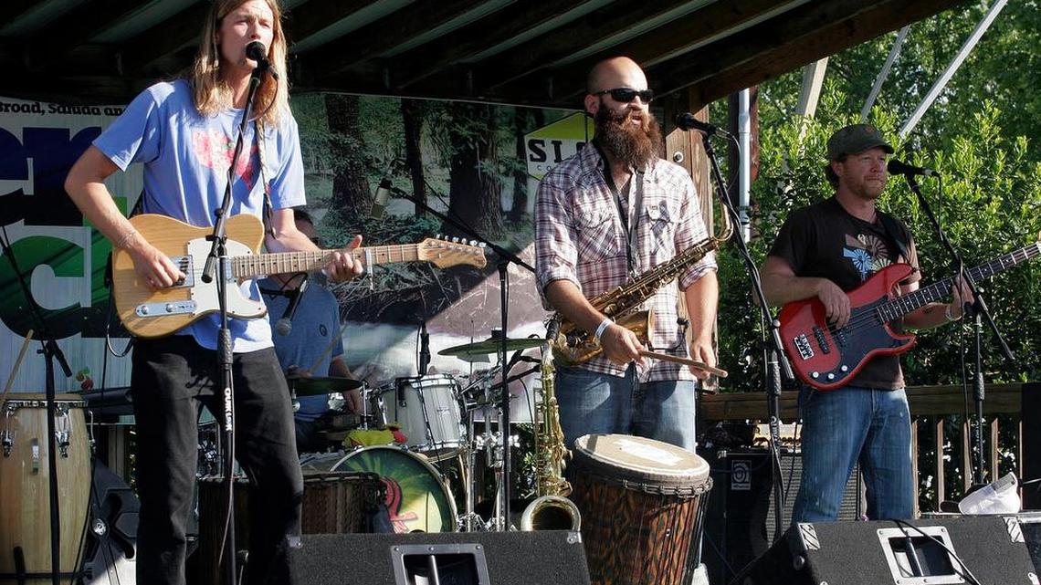 Sol Driven Train plays at the 2012 River Rocks Festival presented by Congaree Riverkeeper.