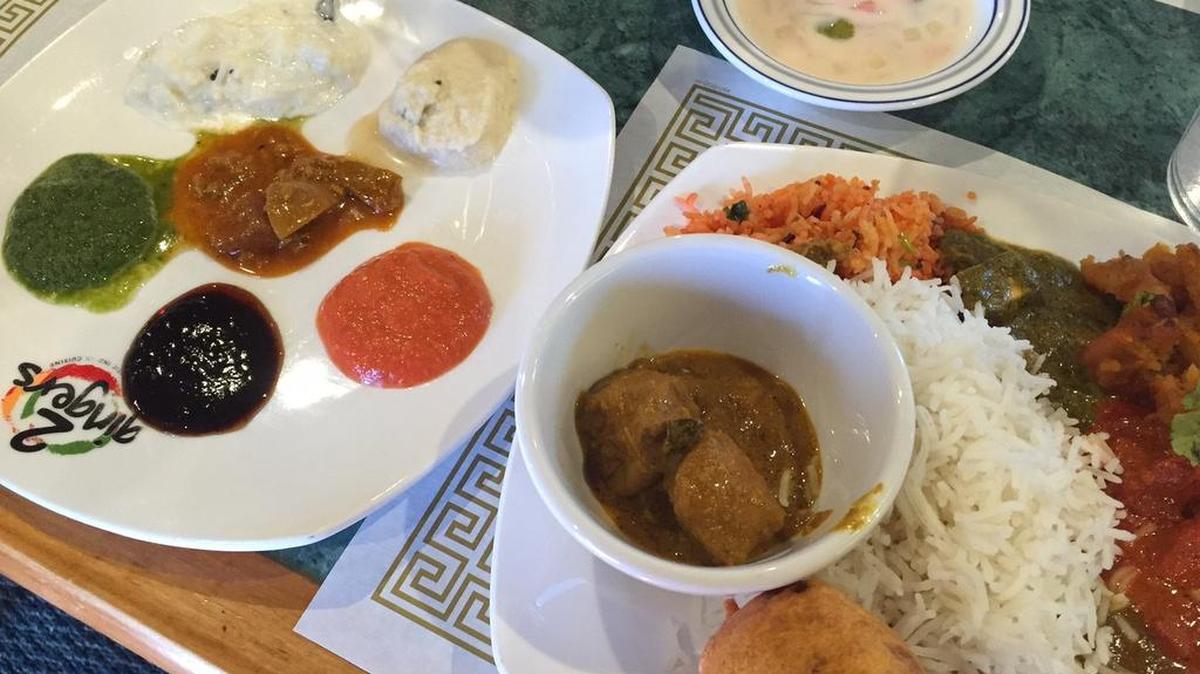 Bright colors characterize many of the foods and sauces at 2Gingers.