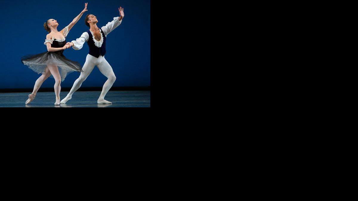 
NYC Ballet Principal Dancers Sara Mearns and Jared Angle perform Balanchine’s Mozartiana. Jared Angle will not appear in this year’s Ballet Stars concert, but his brother Tyler Angle will be. Both of the Angle brothers have appeared in previous Ballet Stars concerts.


