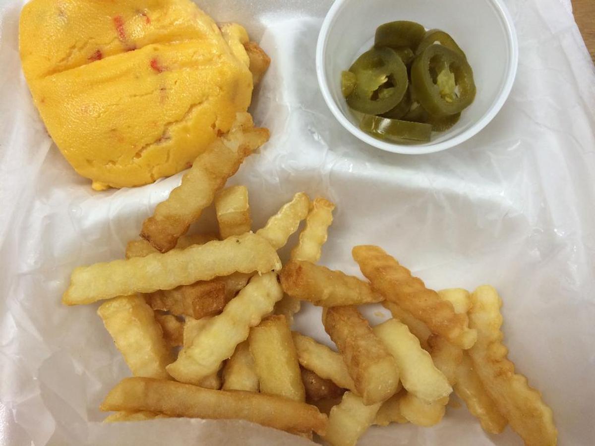 Pimento cheese fries from Rockaway’s