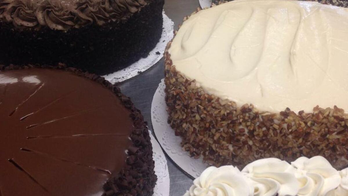 The many selections of chocolate cakes from Chocolate Nirvana.