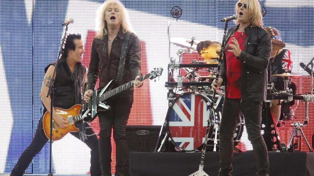 Def Leppard, pictured here, and Journey will be at Columbia’s Colonial Life arena in August.