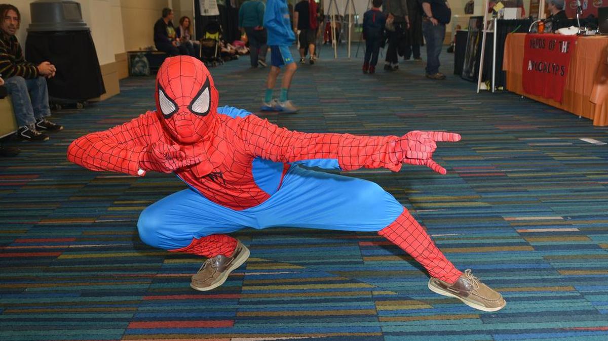 A Soda City Comic Con participant last year dressed as Spider-Man.