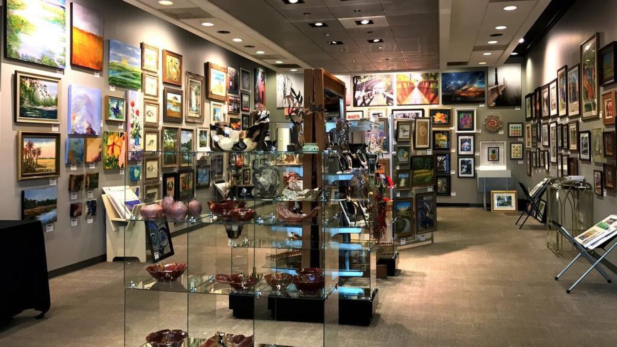 Ceramics, paintings, photography, glassware, jewelry and more are created by members of the Trenholm Artists Guild.