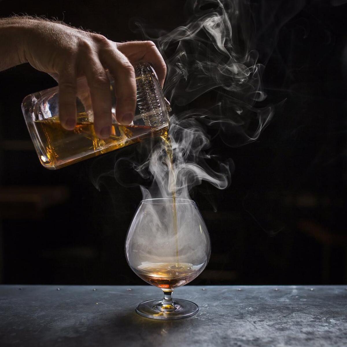 Light up the romance while drinking the Heart of Darkness, one of Bourbon’s signature craft cocktails.