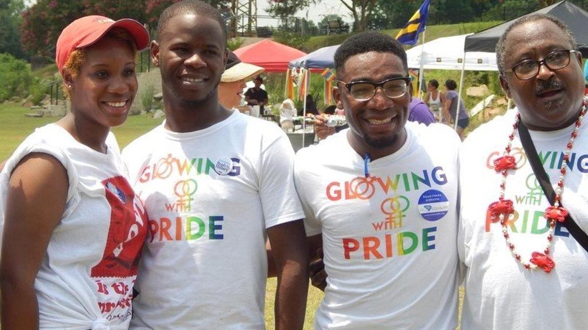 From left, Amanda Brown, Darius Jones, Anthony Beckett, and David Alexander at a past event.