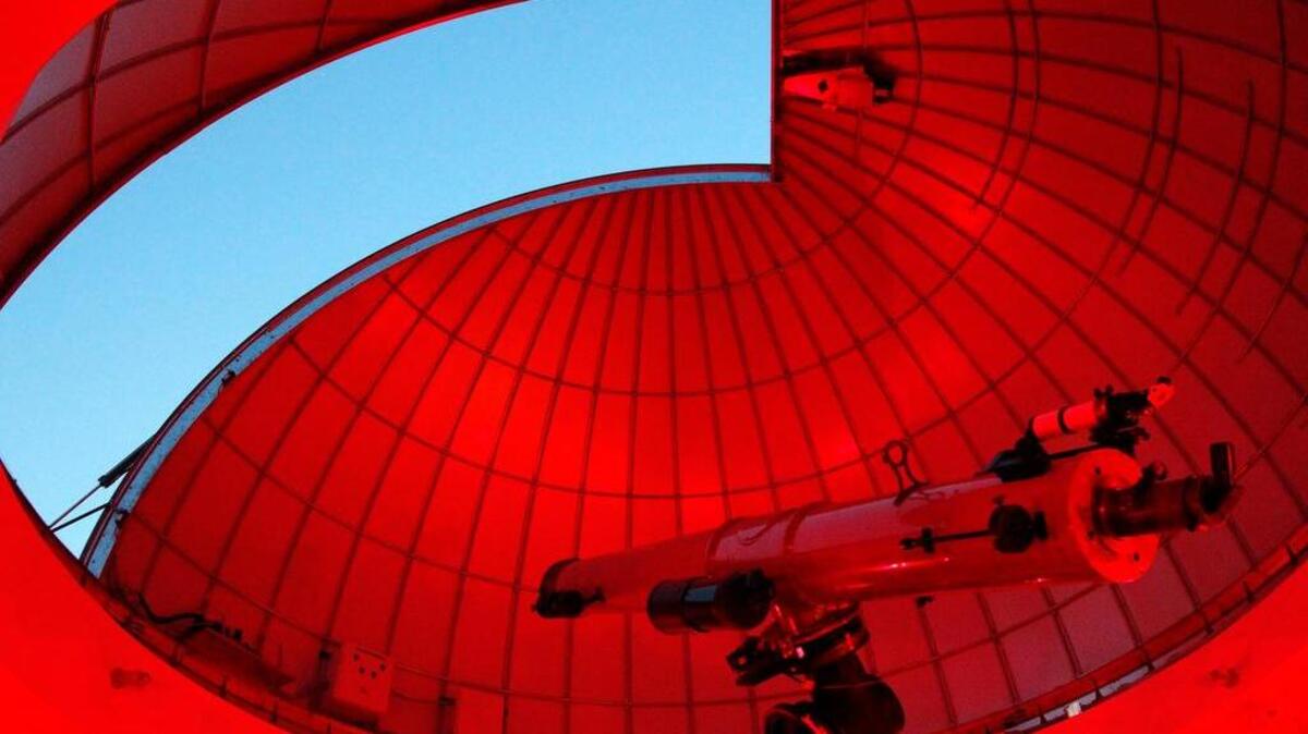 
A view of the observatory at the S.C. State Museum.
