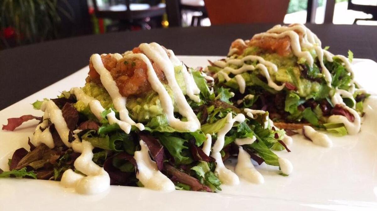 Guacamole tacos at Good Life Cafe.