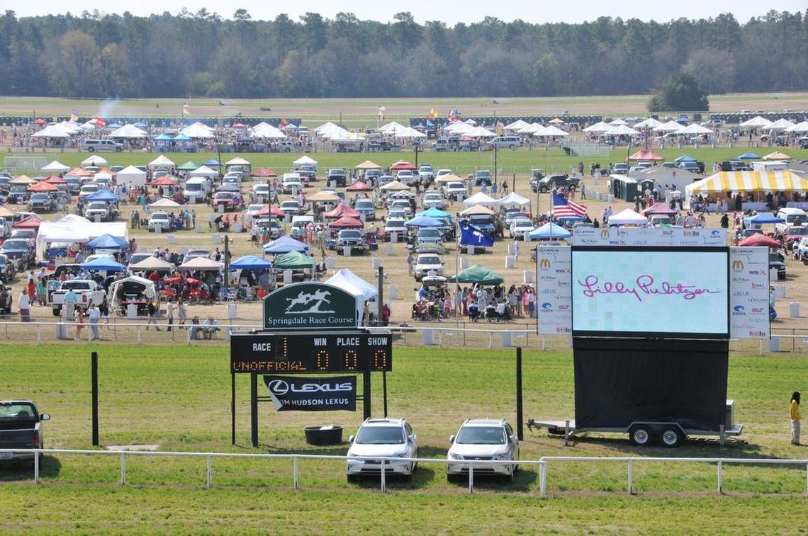 The infield at Carolina Cup.