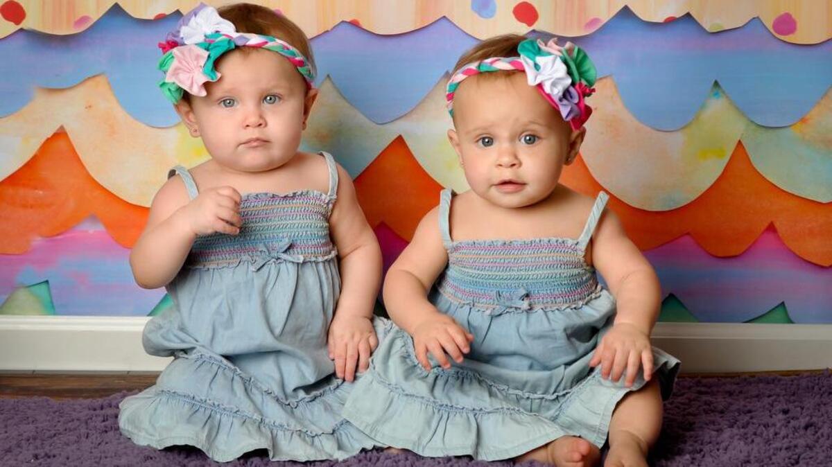 
Multiples of the Midlands is holding its annual sale Saturday. Here, twins Bianca and Penelope. 
