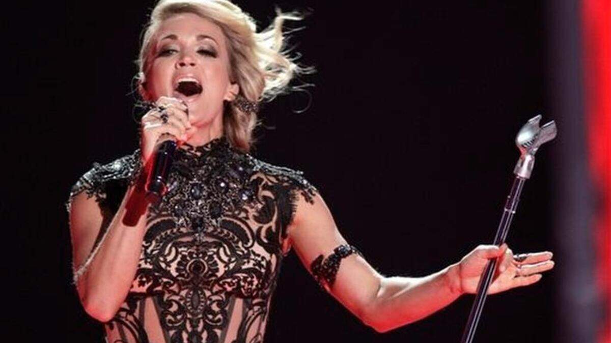 Carrie Underwood, playing at the CMT Music Awards last month in Nashville, Tenn.