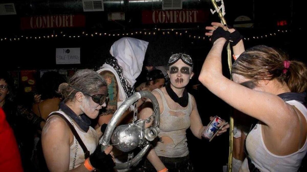 One of the winners of last year’s costume contest, the “Mad Max” group