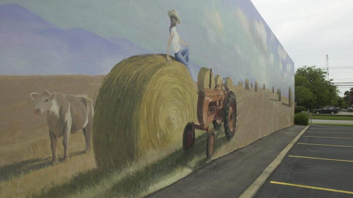 “The Other Side of the Tunnel” was painted by Columbia artist Blue Sky in 2000. This photo was taken in 2005.