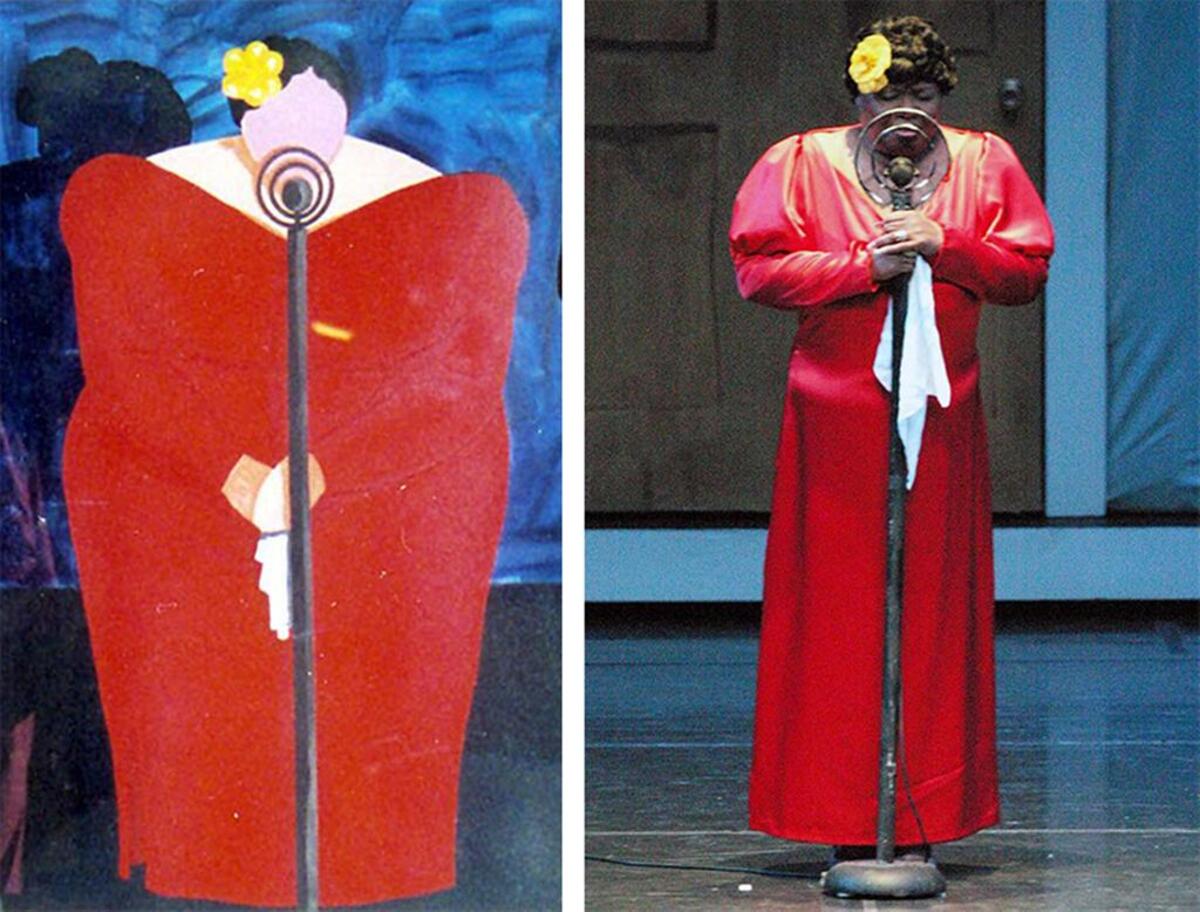 “Bessie Mae” by Jonathan Green, left, and Marlena Smalls as Bessie Mae in “Off the Wall.”