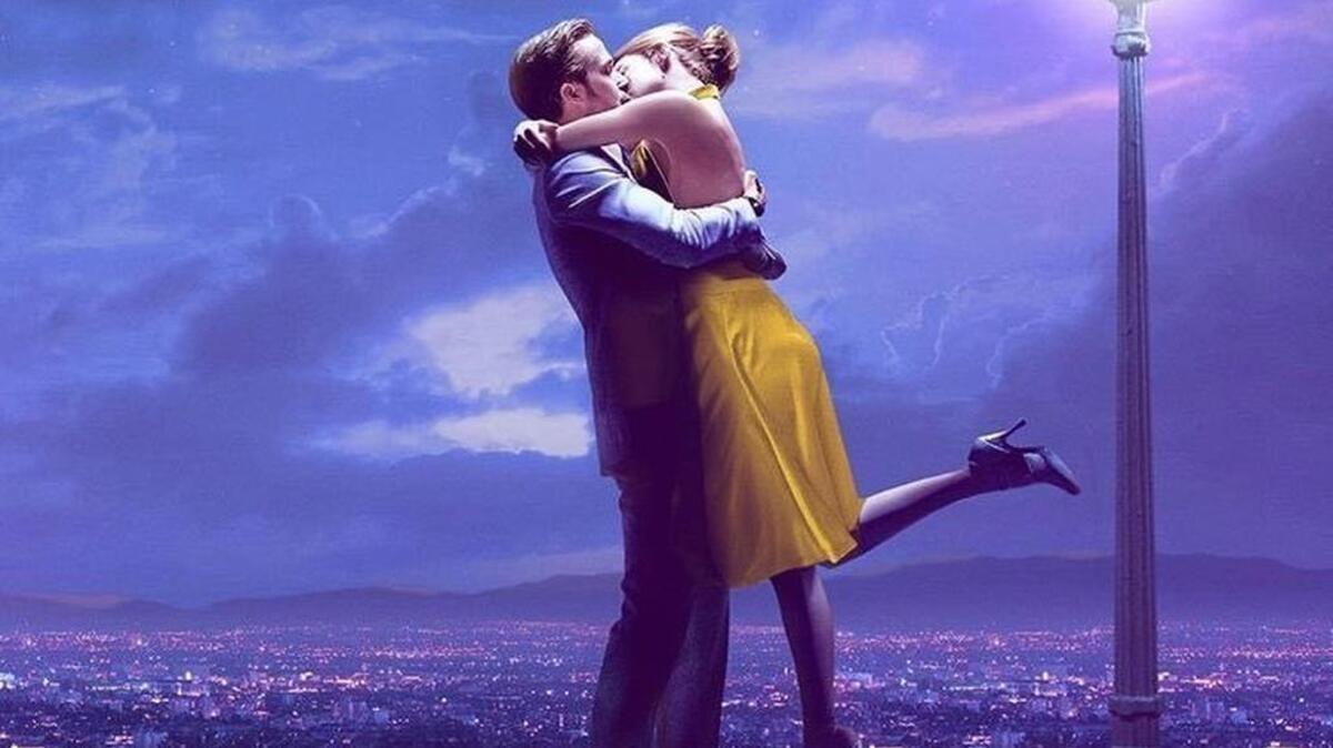 Ryan Gosling and Emma Stone in “La La Land.”