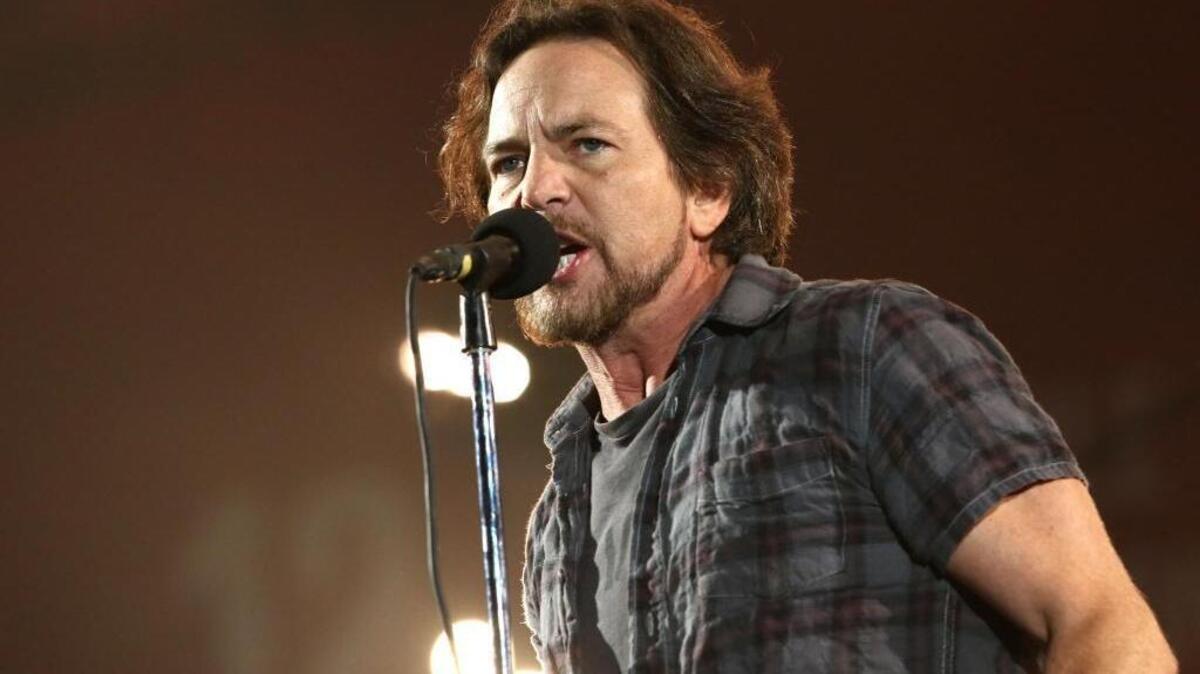 Eddie Vedder of Pearl Jam performs at the Global Citizen Festival in September in New York.