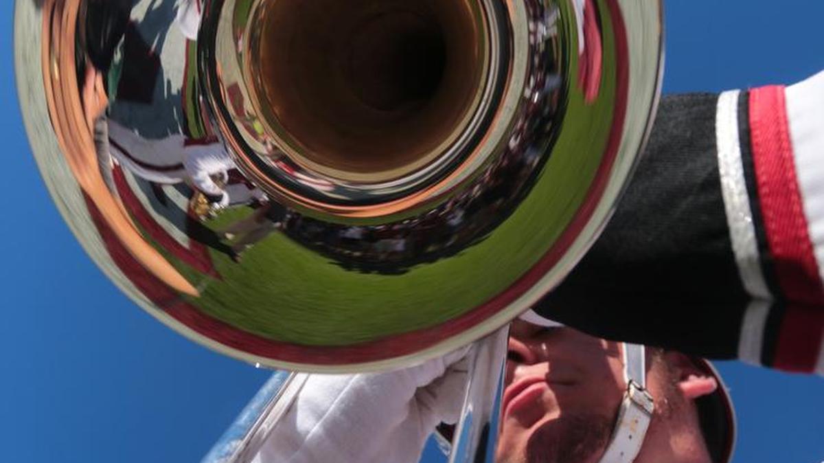The South Carolina band performs before the start of a game last year at Williams-Brice Stadium.