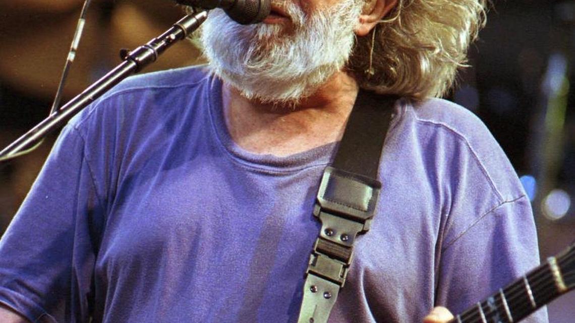 
Grateful Dead singer Jerry Garcia is shown performing in Pittsburgh in a 1995 photo. 
