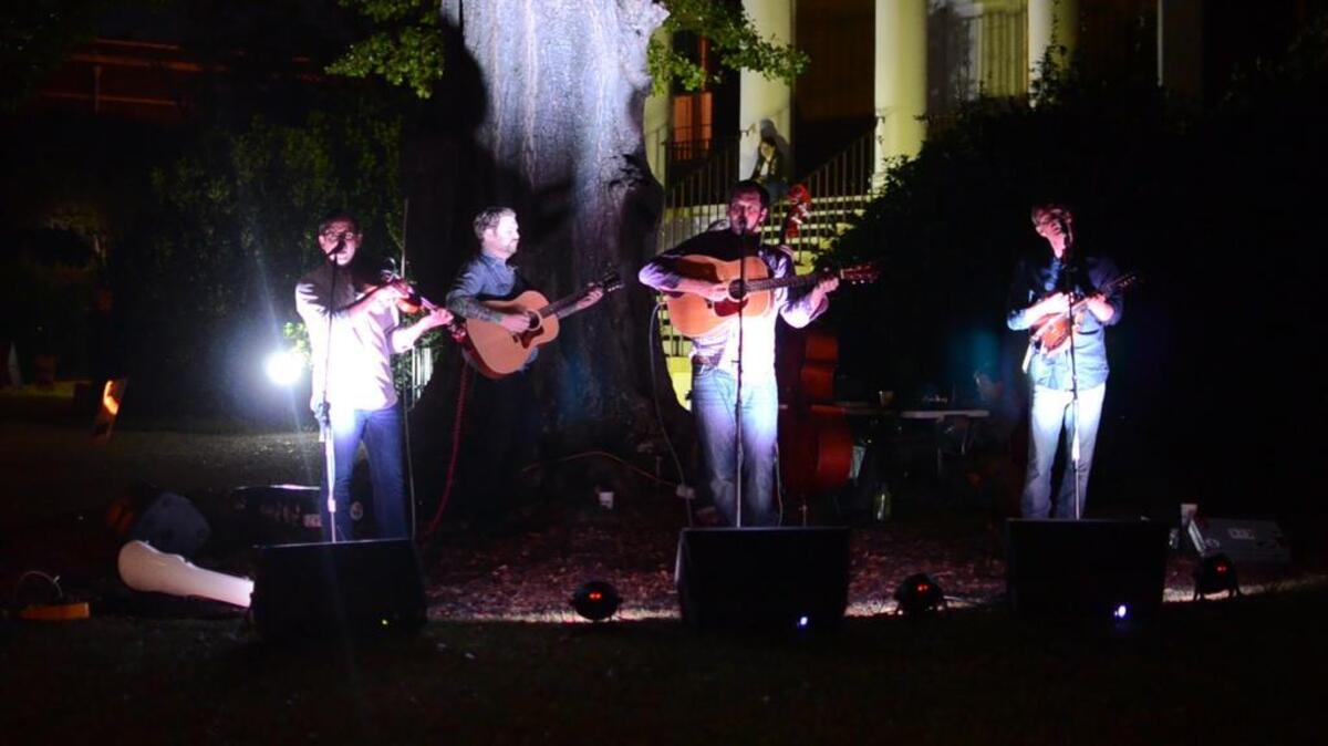 The Mustache Brothers performed at The Palladium Society’s Bluegrass, Bidding & BBQ event in 2015.