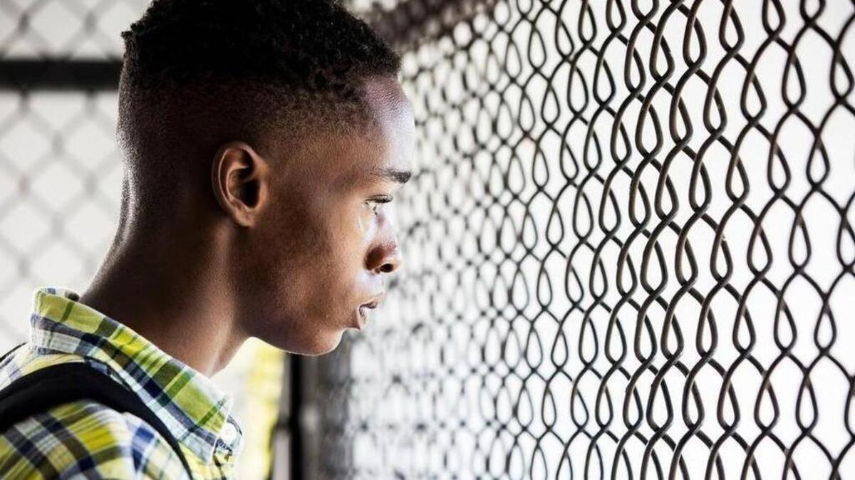 Ashton Sanders stars as an impoverished gay teenager in 1980s Miami in “Moonlight.”
