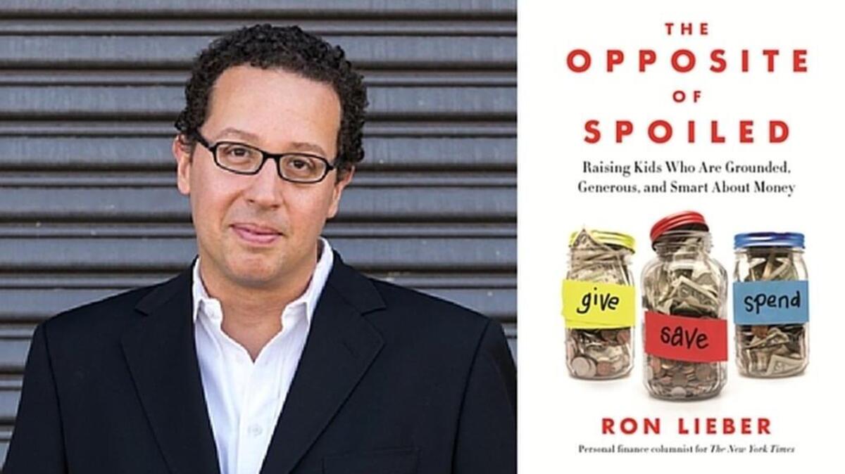 Ron Lieber discusses his new book in Columbia Tuesday.