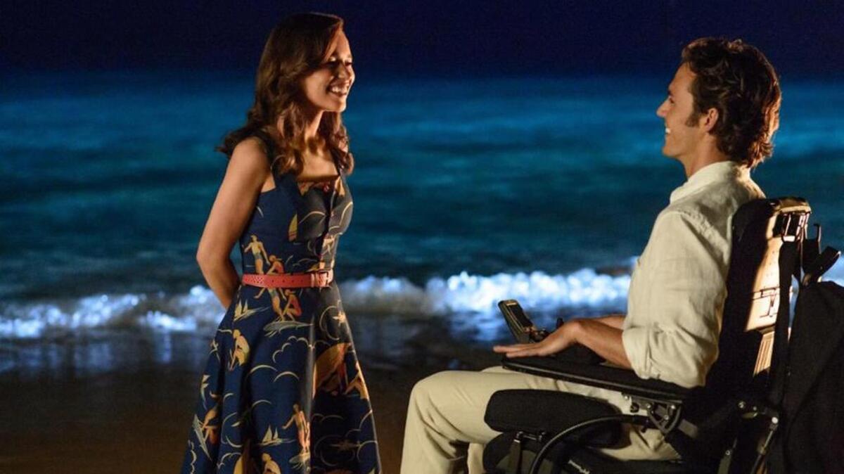 “Me Before You,” opening this weekend.