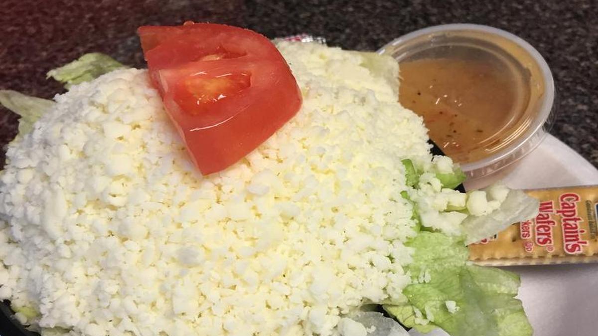 Regulars affectionately refer to the Italian salad with cheese as “cheese salad.”