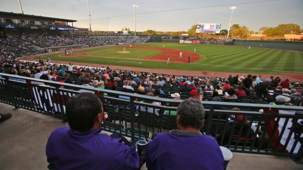 Fans enjoy a Fireflies game.
